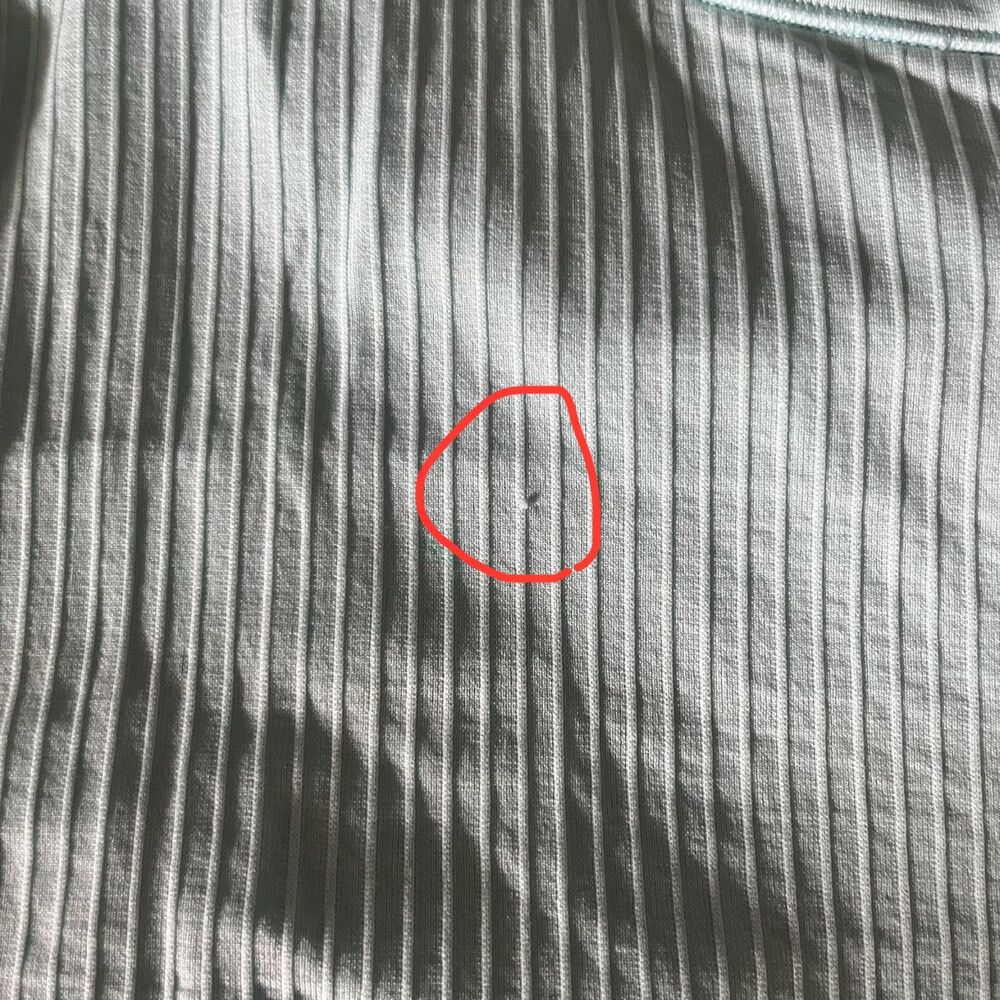Lululemon Ebb to Street Cropped Racerback Tank Light Support Blue Women’s 10 - Picture 6 of 10